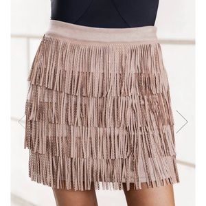 NWT Fringe Skirt from Pink Lily